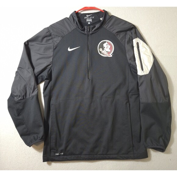 Nike Diamond Quest Full Zip Hybrid Jacket Men's Small FSU Reflective Pocket - Picture 1 of 8